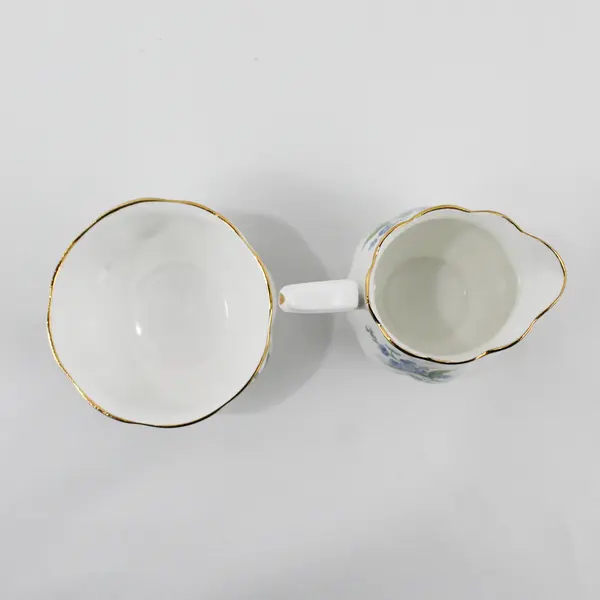 Royal Albert "Forget Me Not" Bone China Creamer & Open Sugar Bowl  England  