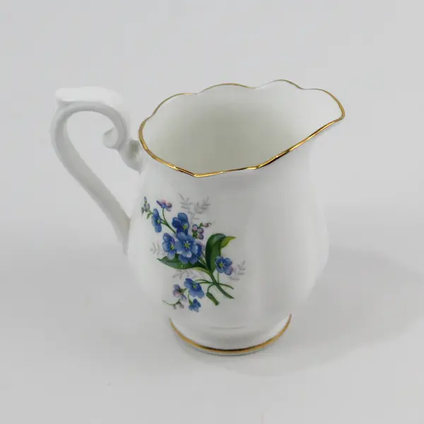 Royal Albert "Forget Me Not" Bone China Creamer & Open Sugar Bowl  England  
