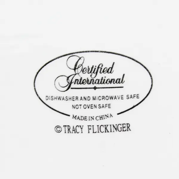 Certified International Square Plate By Tracy Flickinger Dinner Is Served  