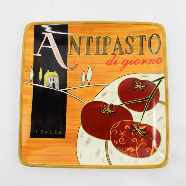  Pier 1 Imports Cucina Antipasto Di Giorno Plate 8.5 in
