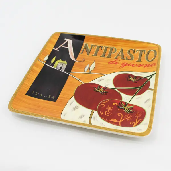  Pier 1 Imports Cucina Antipasto Di Giorno Plate 8.5 in