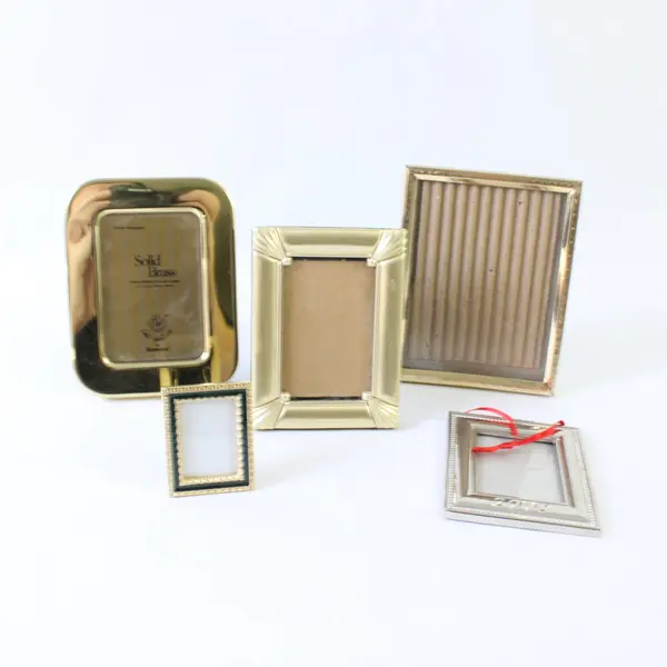 Lot of 5 Vintage Small Picture Frames