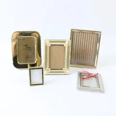 Lot of 5 Vintage Small Picture Frames