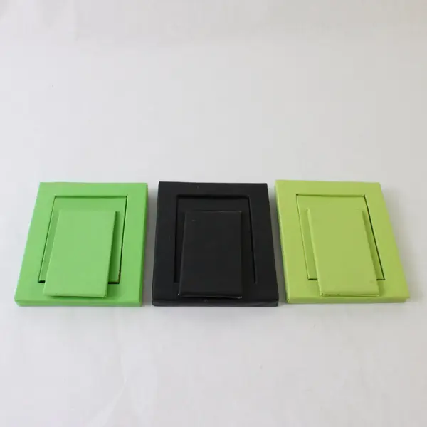 Lot of 3 All Tied Up Y2K Standing Picture Frames Bow Green Black