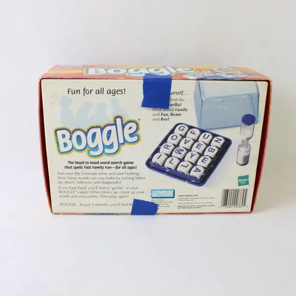 Boggle 3 Minute Word Search Game Parker Brothers Hasbro 1999