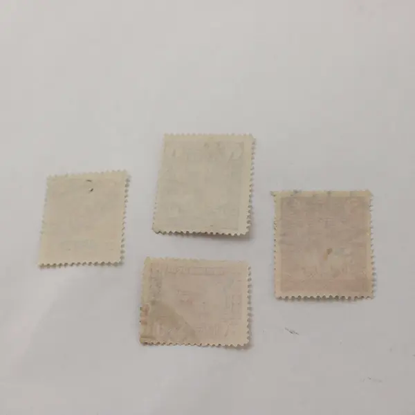 Lot Of 4 Iraq 1940s Stamps Mausoleum Of Sittzubaidah Lion Of Babylon Used