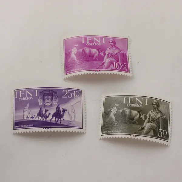 Lot Of 8 Ifni 1955-1960 Commemorative Stamps Mint Never Hinged