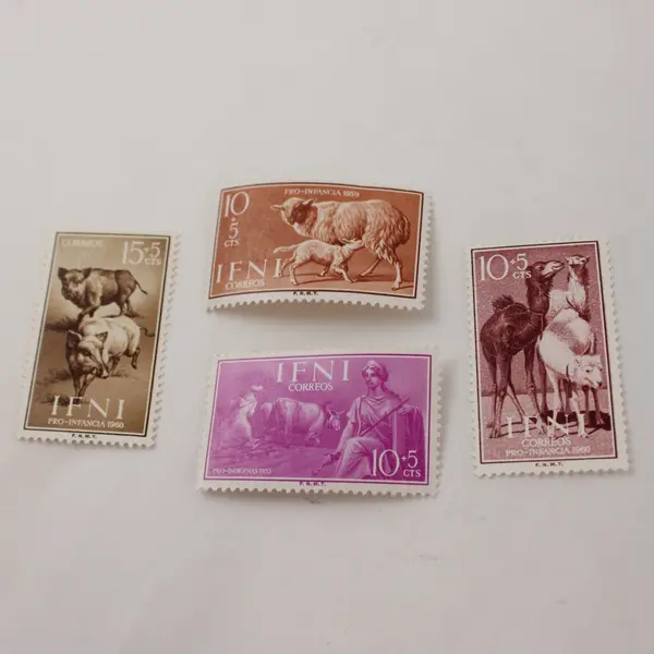 Lot Of 7 Ifni 1955-1960 Commemorative Stamps Mint Never Hinged