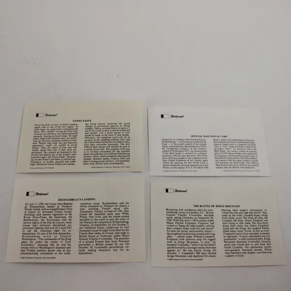 Lot Of 10 Various 1980-1991 FDC Postal Cards Fleetwood Cachet