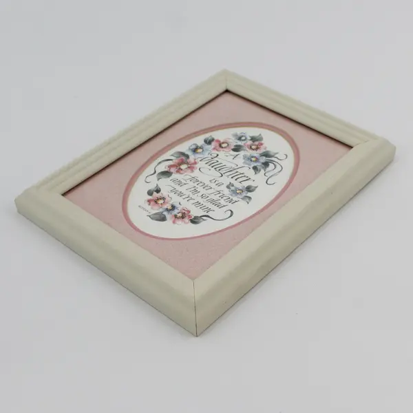 VTG 1994 Ruth Joy A Daughter Is A Forever Friend Framed Print 6x8