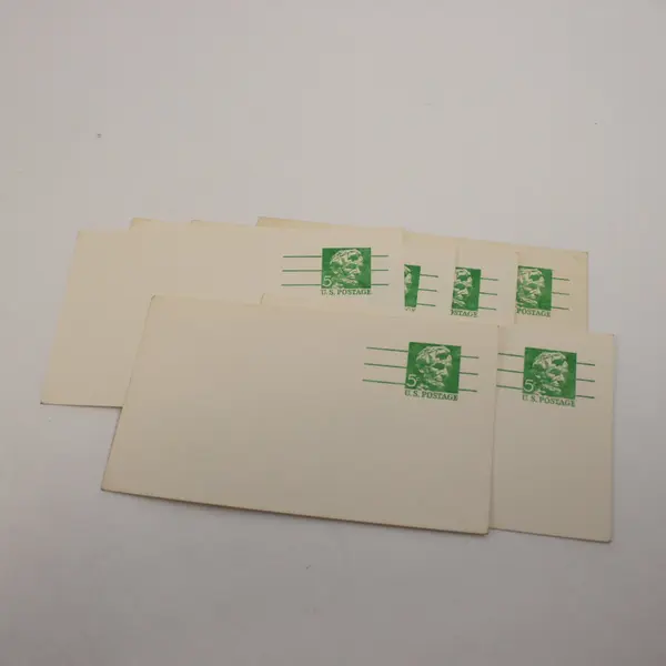 Lot Of 11 Vintage USPS Postal Cards Blank Unused