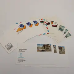 Lot Of 12 USPS 1983-1990 Postal Cards Unused