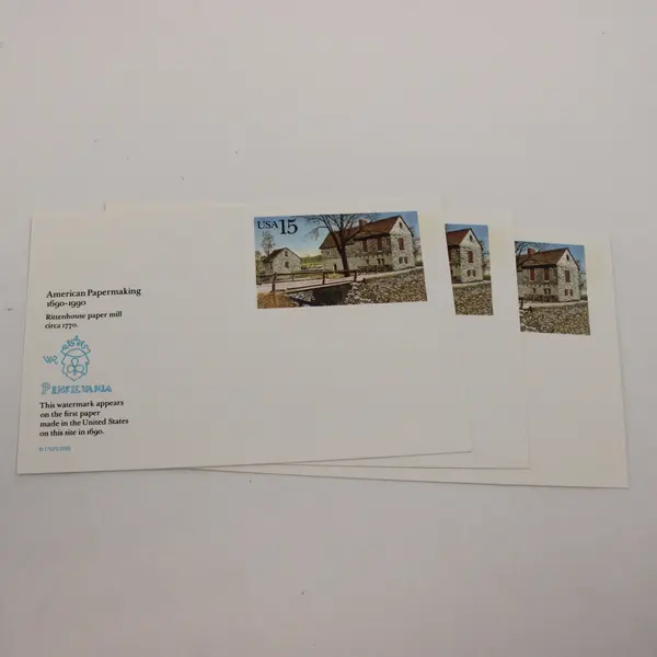 Lot Of 12 USPS 1983-1990 Postal Cards Unused