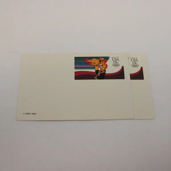 Lot Of 12 USPS 1983-1990 Postal Cards Unused