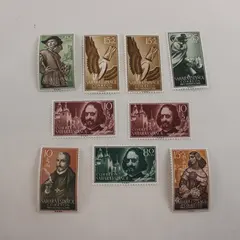 Lot of 9 Spanish Sahara Pro Infancia 1959/1960 Mint Never Hinged Stamps