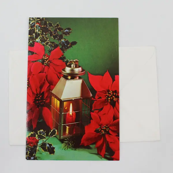 Vintage Cleo Christmas Splendor Collection Greeting Card UNUSED