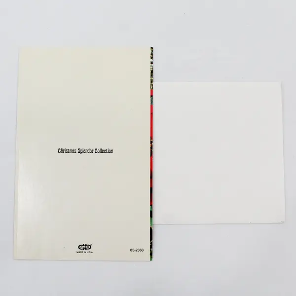 Vintage Cleo Christmas Splendor Collection Greeting Card UNUSED