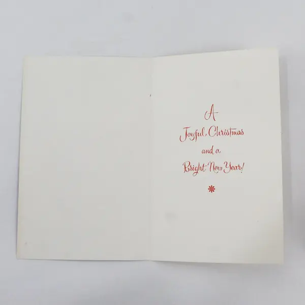 Vintage Cleo Christmas Splendor Collection Greeting Card UNUSED