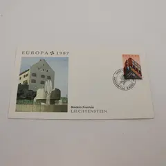 1987 Liechtenstein Europa Stamp First Day Cover
