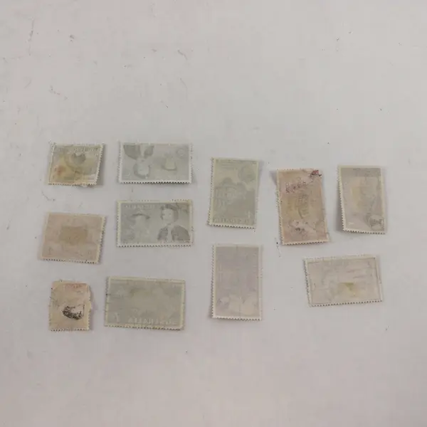 Mixed Lot 11 Used Australia Postage Stamps 1940s-1960s