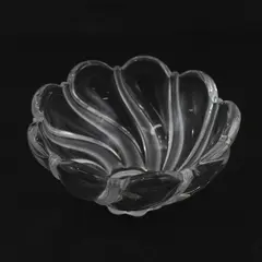 Mikasa Peppermint Swirl Frosted Crystal Bowl 5.5"