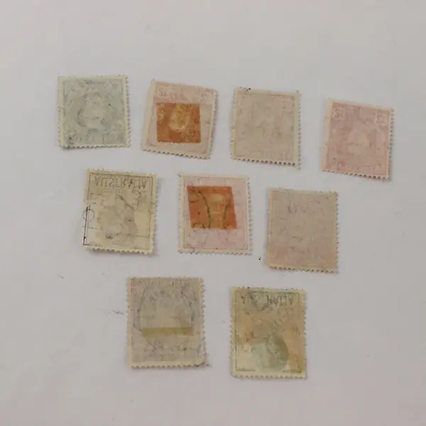 Lot Of 9 Australia King George VI Stamps Used 