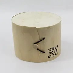 Creative Co-op Beige Gimme Some Sugar Mug 14 oz With Package