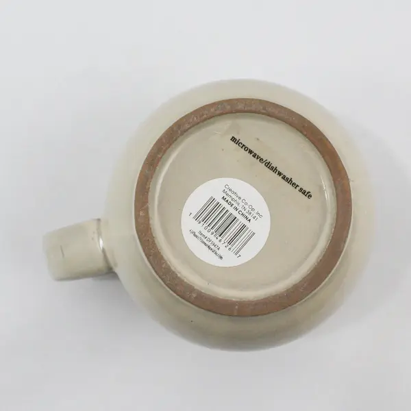Creative Co-op Beige Gimme Some Sugar Mug 14 oz With Package