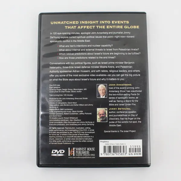 Israel Under Fire DVD John Ankerberg Jimmy DeYoung Prophetic Chain