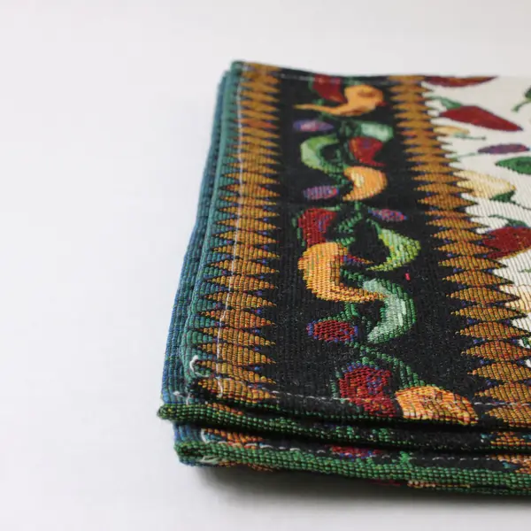 Set of 5 Chili Pepper Tapestry Placemats 12" x 17"