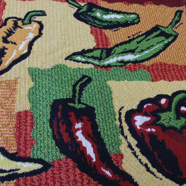 Set of 4 Chili Pepper Tapestry Placemats 12.5" x 18.5"