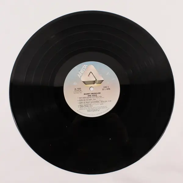 Barry Manilow One Voice 12" Vinyl Record LP