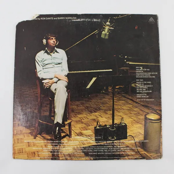 Barry Manilow This One's For You 12" Vinyl Record 