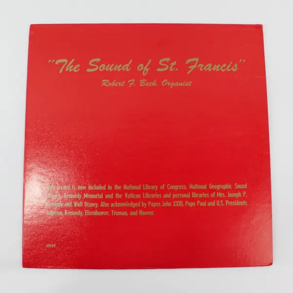 Robert F. Beck The Sound Of St. Francis 12" Vinyl Record