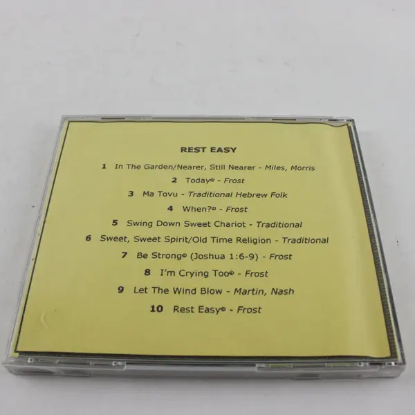 Tony Frost Rest Easy Music CD
