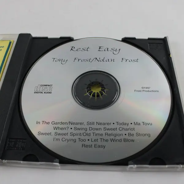 Tony Frost Rest Easy Music CD