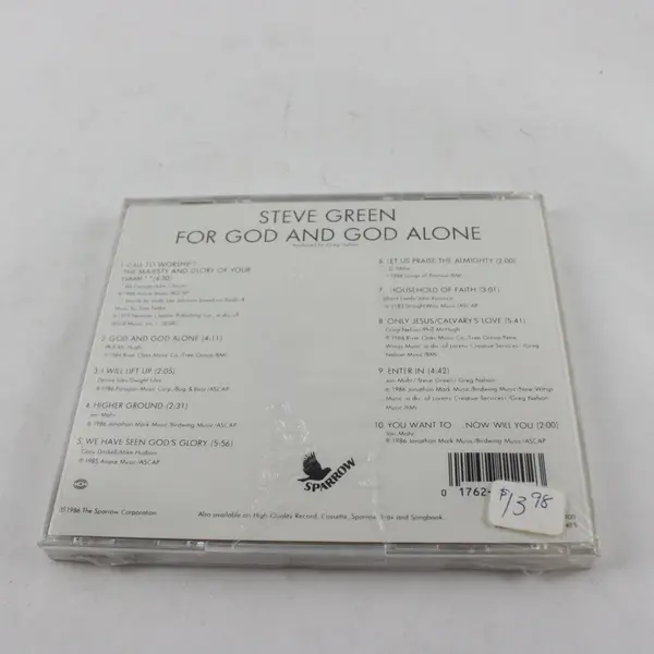 For God and God Alone - Steve Green (CD,1986) BRAND NEW SEALED