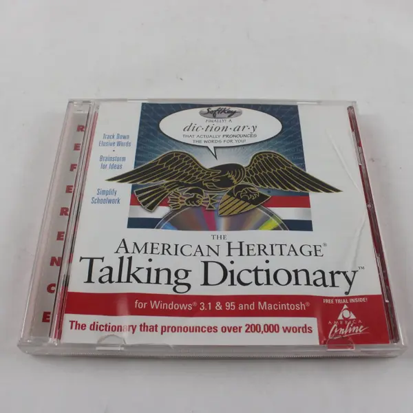 SoftKey The American Heritage Talking Dictionary CD-ROM for Windows 95 3.1