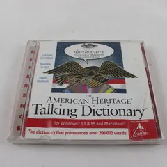 SoftKey The American Heritage Talking Dictionary CD-ROM for Windows 95 3.1