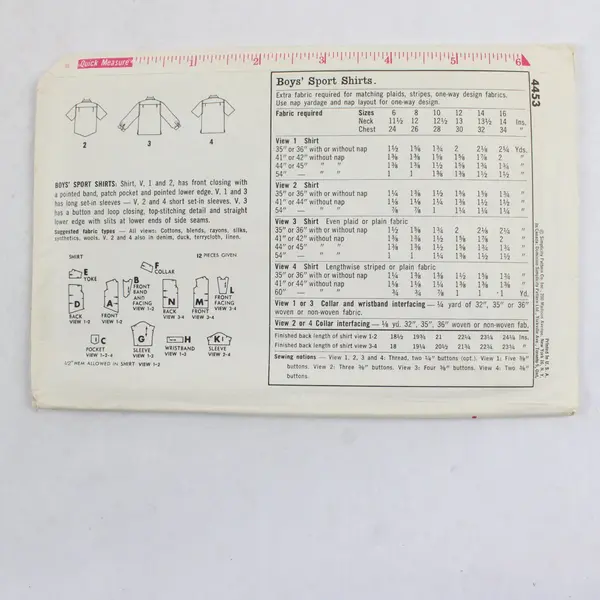 Mixed Lot Simplicity 4453 McCall's 3063 4644 Boys Misses Sewing Patterns