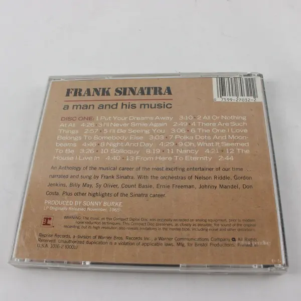 A Man and His Music by Frank Sinatra - Disc 1 Music CD