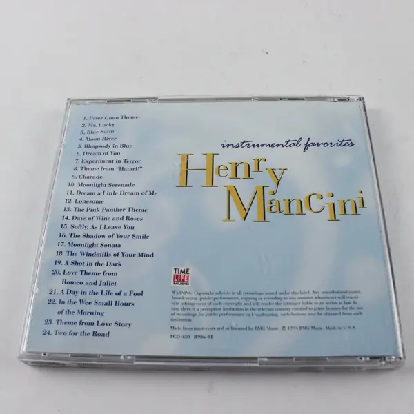 Henry Mancini Instrumental Favorites CD Time life Collection VG