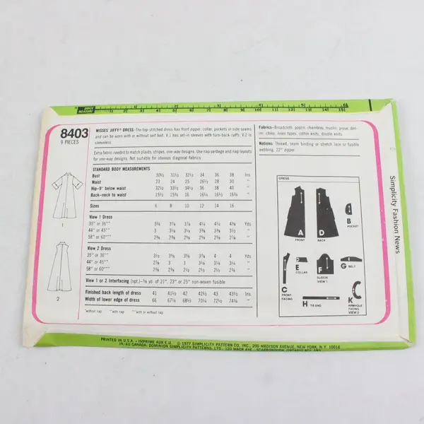 Lot of 3 Sewing Patterns Simplicity 8403 4238 McCall's 8754 Vintage