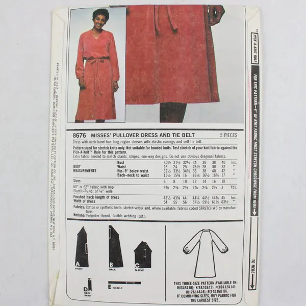 Lot 3 Sewing Patterns Simplicity 7748 20 8676 R14-18 Stitch n Save 5343 B16-20