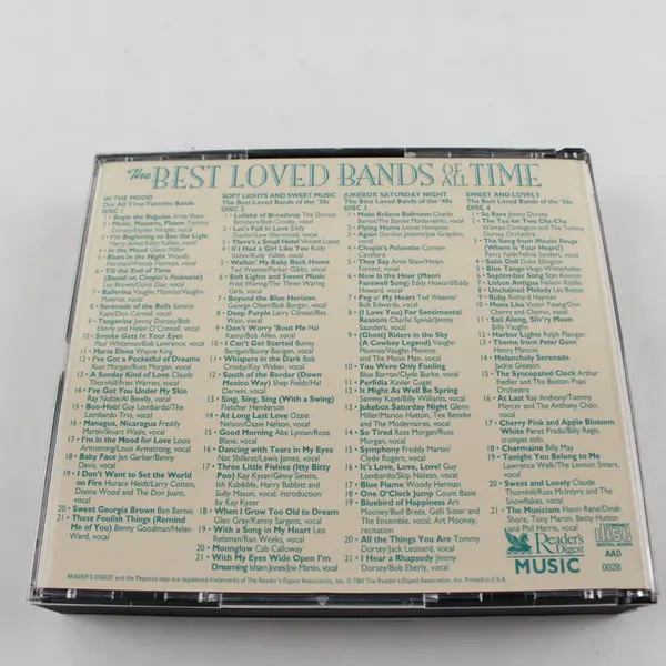 The Best Loved Bands of All Time (4 CD, Reader's Digest, 1997) B56