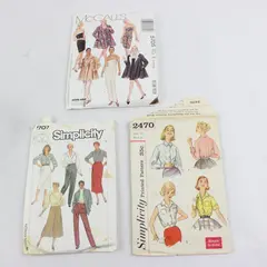 Lot of 3 Sewing Patterns McCall's 5705 Simplicity 7707 2470 Size 14-20