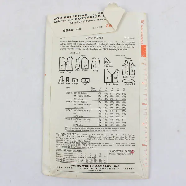 Lot of 3 Sewing Patterns Butterick 9649 Simplicity 8511 New Look 6316