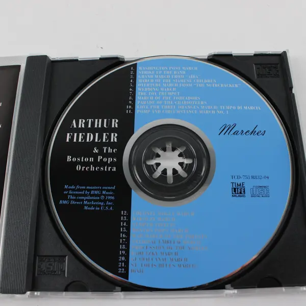 Arthur Fiedler & Boston Pops Marches CD 1996 Time Life BMG