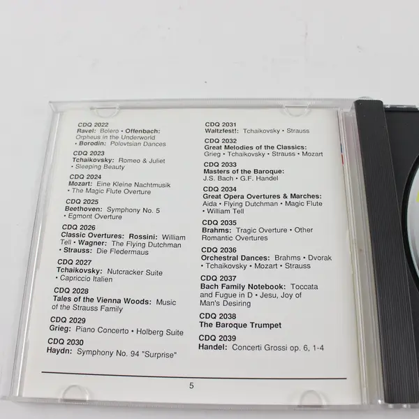 P.I. Tchaikovsky The Nutcracker Suite 1989 CD - Missing Cover