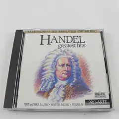 Handel Greatest Hits CD Fireworks Water Music Messiah Pro Arte